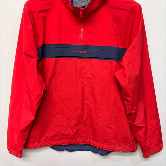 Henri Lloyd Men Sailing Deck Pullover Windbreaker Jacket XL X-Large C051 -18 - Picture 12 of 16